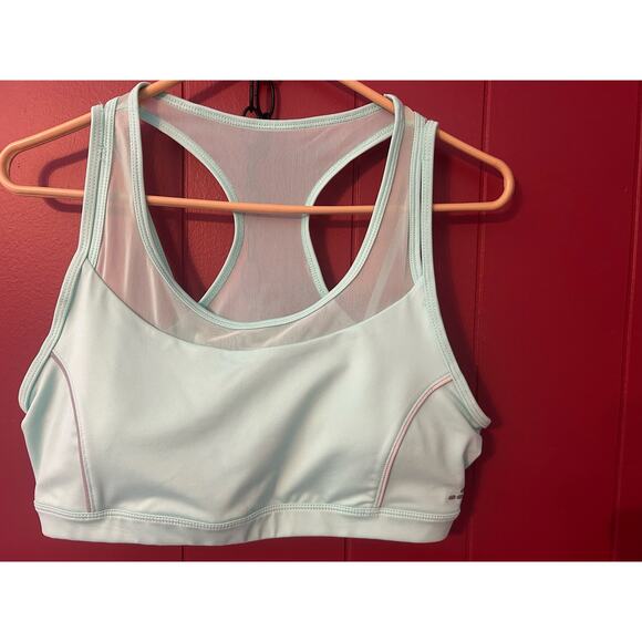 BCG Sports Bra Racer Back Mid Support Size XL Mint - Picture 5 of 8
